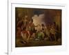 Pocahontas Saving the Life of Captain John Smith, C.1836-40-John Gadsby Chapman-Framed Giclee Print