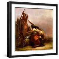 Pocahontas-Alfred Jacob Miller-Framed Giclee Print