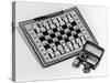 Pocket Chess and Draughts-Elsie Collins-Stretched Canvas