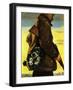 "Pocket Pal," November 17, 1945-Albert Staehle-Framed Premium Giclee Print