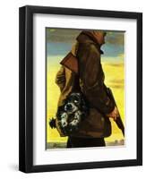 "Pocket Pal," November 17, 1945-Albert Staehle-Framed Giclee Print