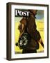 "Pocket Pal," Saturday Evening Post Cover, November 17, 1945-Albert Staehle-Framed Giclee Print