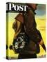 "Pocket Pal," Saturday Evening Post Cover, November 17, 1945-Albert Staehle-Stretched Canvas