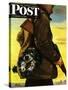 "Pocket Pal," Saturday Evening Post Cover, November 17, 1945-Albert Staehle-Stretched Canvas