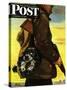 "Pocket Pal," Saturday Evening Post Cover, November 17, 1945-Albert Staehle-Stretched Canvas