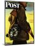 "Pocket Pal," Saturday Evening Post Cover, November 17, 1945-Albert Staehle-Mounted Premium Giclee Print