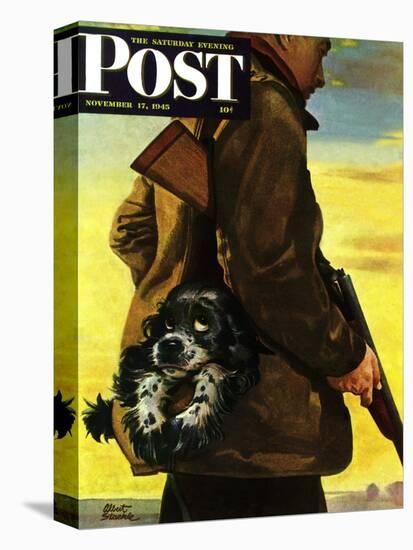 "Pocket Pal," Saturday Evening Post Cover, November 17, 1945-Albert Staehle-Stretched Canvas