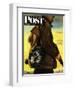 "Pocket Pal," Saturday Evening Post Cover, November 17, 1945-Albert Staehle-Framed Giclee Print