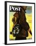 "Pocket Pal," Saturday Evening Post Cover, November 17, 1945-Albert Staehle-Framed Giclee Print