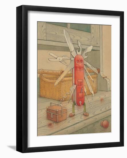 Pocketknife, 2005-Kestutis Kasparavicius-Framed Giclee Print