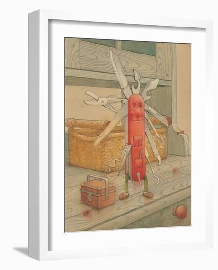 Pocketknife, 2005-Kestutis Kasparavicius-Framed Giclee Print