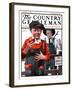 "Pockets Full of Apples," Country Gentleman Cover, October 20, 1923-J.F. Kernan-Framed Giclee Print