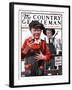 "Pockets Full of Apples," Country Gentleman Cover, October 20, 1923-J.F. Kernan-Framed Giclee Print