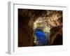 Poco Encantado Cave and Clear Water in Chapada Diamantina, Brazil-Alex Saberi-Framed Photographic Print