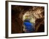 Poco Encantado Cave and Clear Water in Chapada Diamantina, Brazil-Alex Saberi-Framed Photographic Print