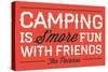 Poconos, Pennsylvania - Camping is Smore Fun - Simply Said - Lantern Press Artwork-Lantern Press-Stretched Canvas