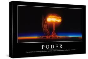 Poder. Cita Inspiradora Y Póster Motivacional-null-Stretched Canvas