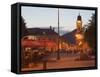 Podol Viilor Street and Libertatii Square, Baia Mare, Maramures, Romania, Europe-Marco Cristofori-Framed Stretched Canvas