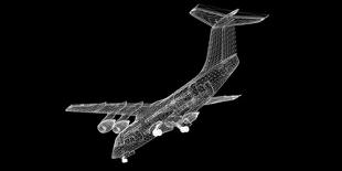 Commercial Airliner-Podsolnukh-Stretched Canvas