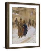 Podyachy, 1913-Klavdi Vasilyevich Lebedev-Framed Giclee Print