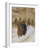 Podyachy, 1913-Klavdi Vasilyevich Lebedev-Framed Giclee Print