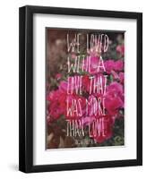 Poe Love-Leah Flores-Framed Premium Giclee Print