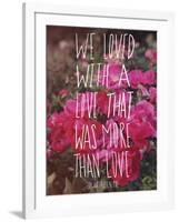 Poe Love-Leah Flores-Framed Giclee Print
