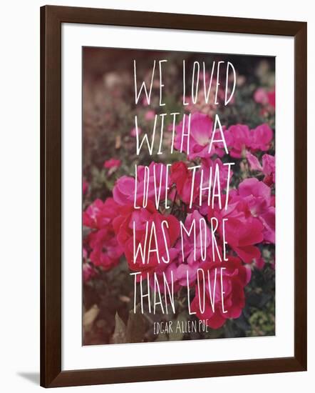 Poe Love-Leah Flores-Framed Giclee Print