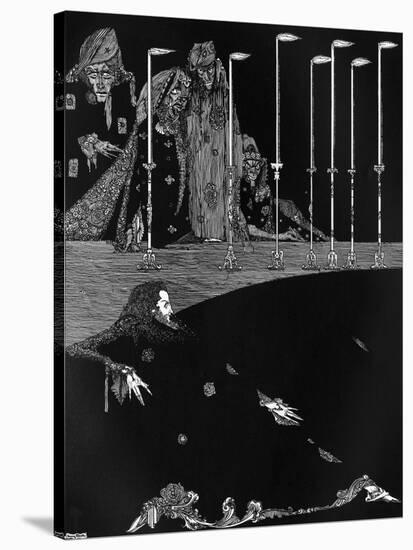 Poe, Tales, Pit and Pendulum-Harry Clarke-Stretched Canvas