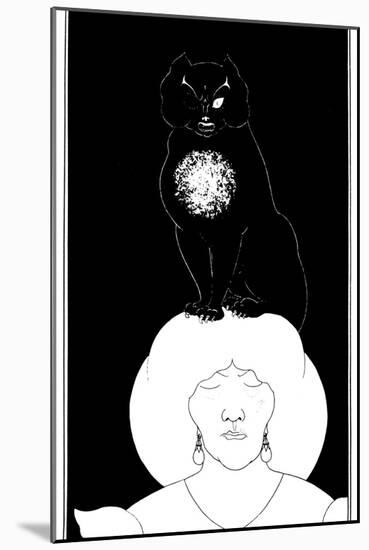 Poe: The Black Cat, 1894-Aubrey Beardsley-Mounted Giclee Print