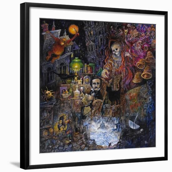 Poe-Bill Bell-Framed Premium Giclee Print