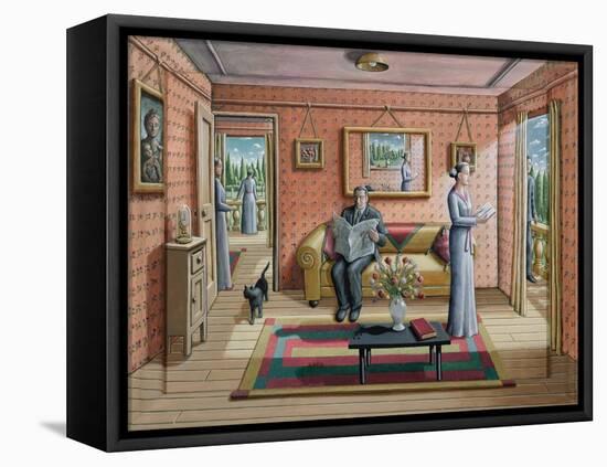 Poem, 2004-PJ Crook-Framed Stretched Canvas