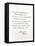 Poem by the Outlaw and Poet Black Bart-null-Framed Stretched Canvas