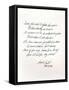 Poem by the Outlaw and Poet Black Bart-null-Framed Stretched Canvas