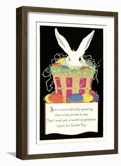 Poem, Rabbid-null-Framed Art Print