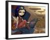 Poes Flight-Jasmine Becket-Griffith-Framed Art Print