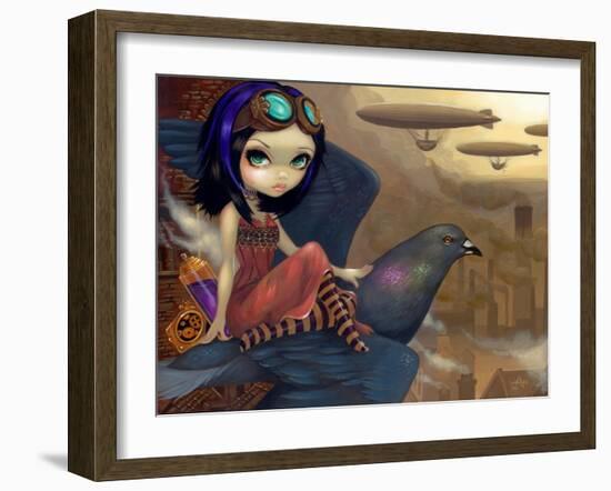 Poes Flight-Jasmine Becket-Griffith-Framed Art Print