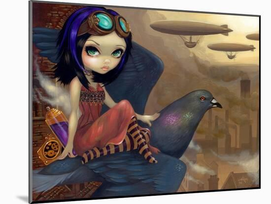 Poes Flight-Jasmine Becket-Griffith-Mounted Art Print