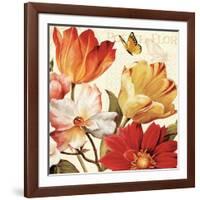 Poesie Florale III-Lisa Audit-Framed Art Print