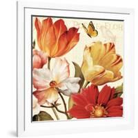 Poesie Florale III-Lisa Audit-Framed Art Print