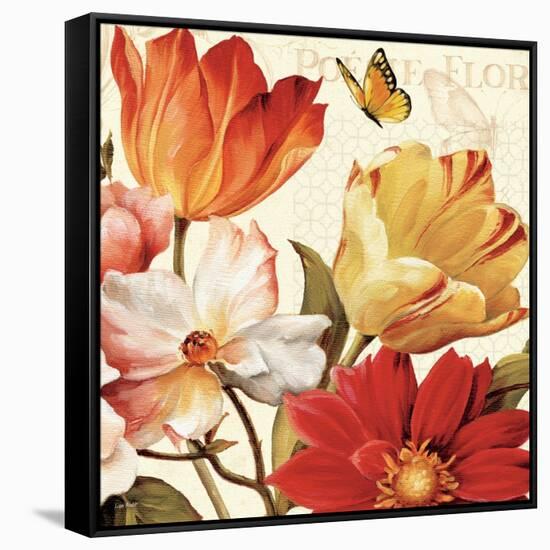 Poesie Florale III-Lisa Audit-Framed Stretched Canvas