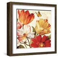 Poesie Florale III-Lisa Audit-Framed Art Print