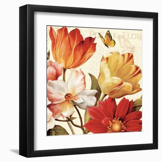 Poesie Florale III-Lisa Audit-Framed Art Print