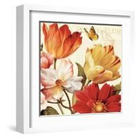 Poesie Florale III-Lisa Audit-Framed Art Print