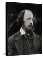 Poet Alfred Tennyson-Julia Margaret Cameron-Stretched Canvas