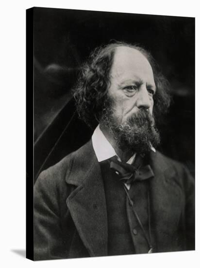 Poet Alfred Tennyson-Julia Margaret Cameron-Stretched Canvas