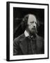 Poet Alfred Tennyson-Julia Margaret Cameron-Framed Photographic Print