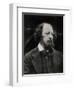 Poet Alfred Tennyson-Julia Margaret Cameron-Framed Photographic Print