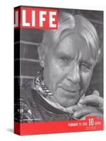 Poet Carl Sandburg, February 21, 1938-Bernard Hoffman-Stretched Canvas