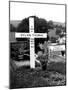 Poet Dylan Thomas' Grave Site Located in St. Martin's Churchyard-Terence Spencer-Mounted Photographic Print